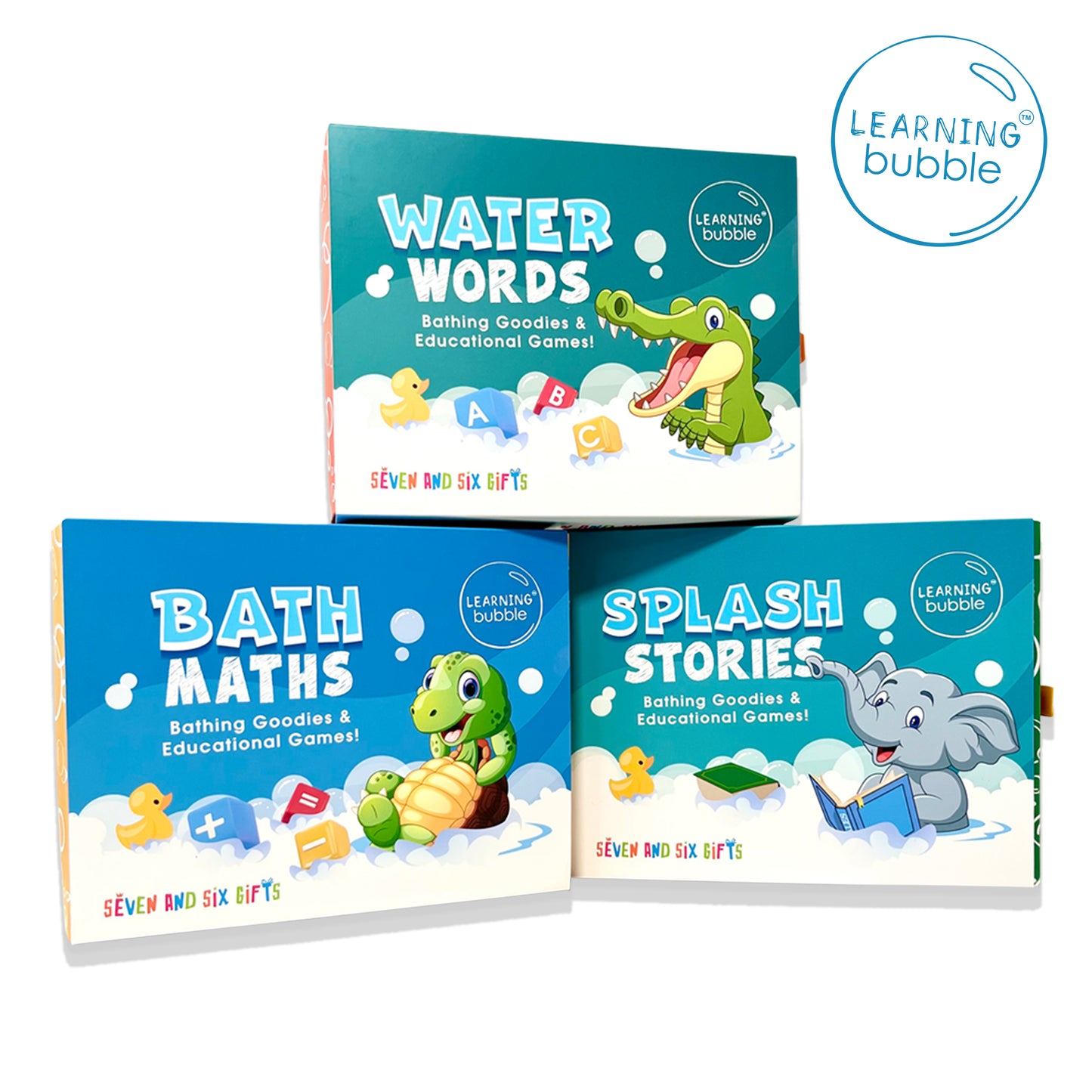 Educational Bath Toys: Pre-School Maths and English