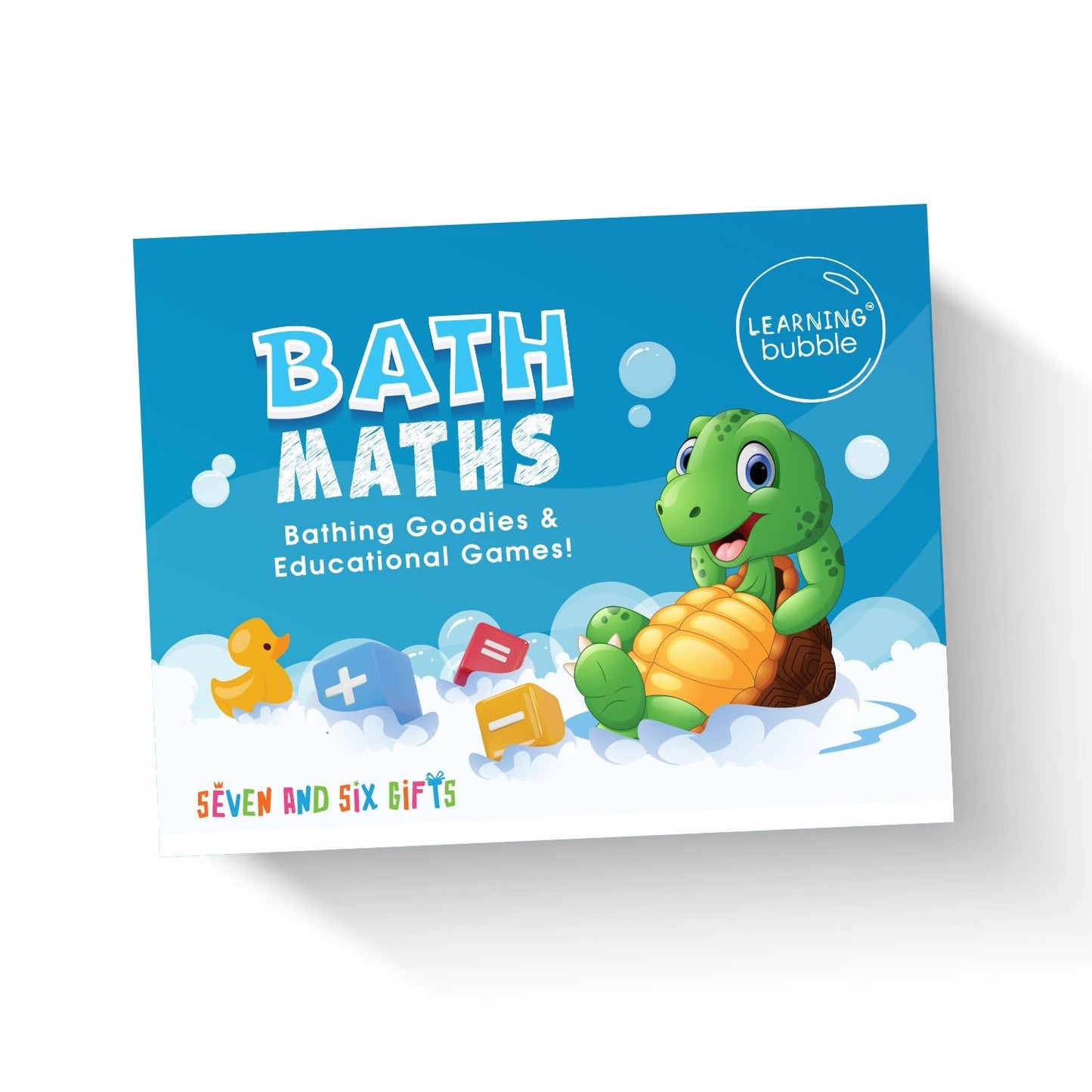 Bath Maths educational bath toys number games gift set for toddlers with fun interactive learning activities