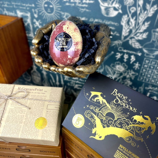 Dragon Egg Bath Bomb Gift Set - Epic Fantasy Bath Experience for Fans of Dragons Realms - Seven and Six Gifts