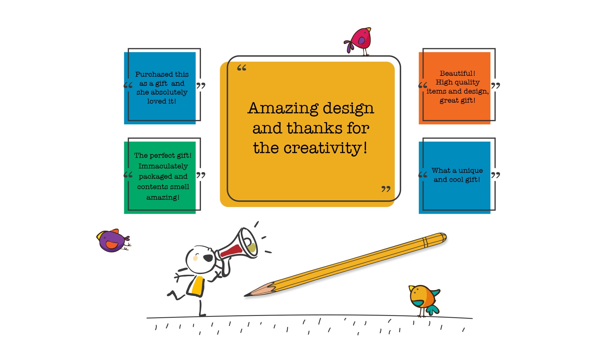 In the Press banner showcasing Seven and Six Gifts featured in magazines and media, highlighting educational bath toys, magical gift sets, and creative play products