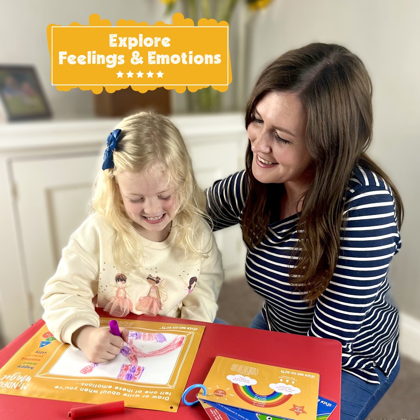 Mindful Magic: Kids Emotional Regulation Activity Pack with Communication Cards & Sensory Tools - Seven and Six Gifts