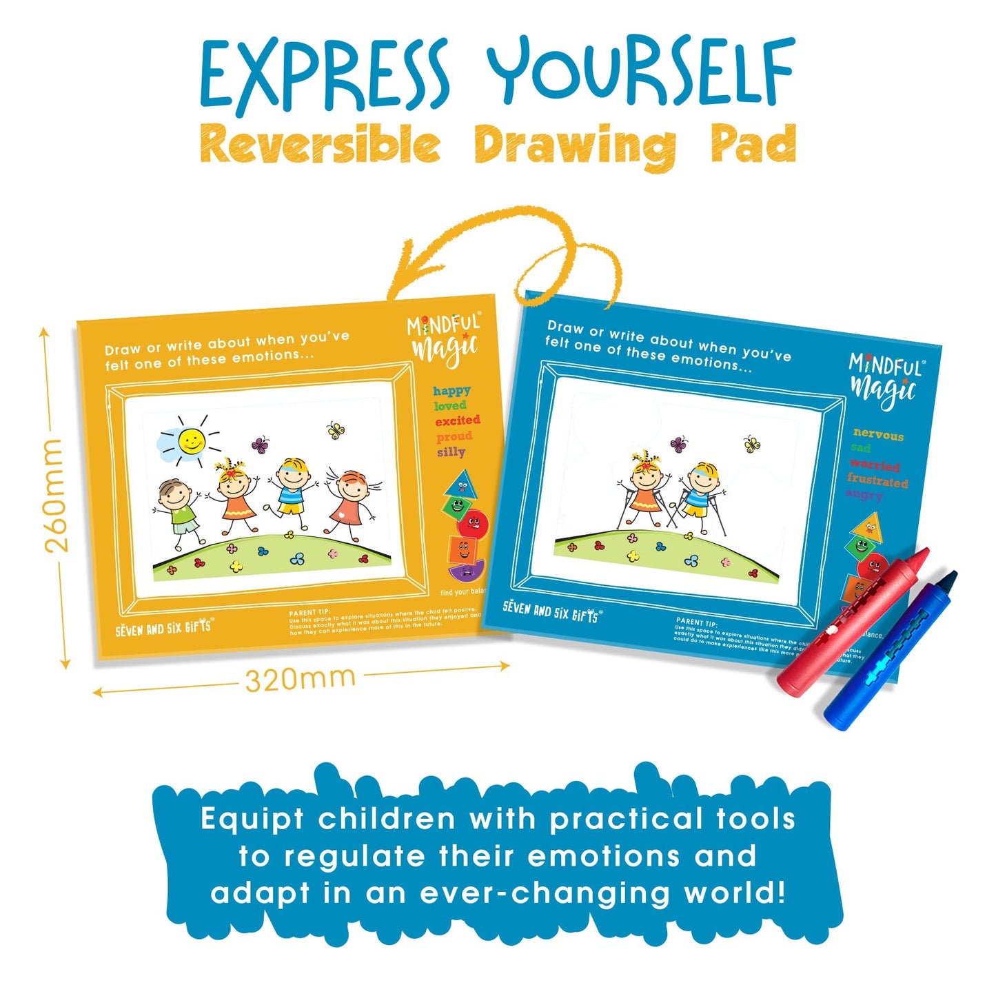 Mindful Magic: Kids Emotional Regulation Activity Pack with Communication Cards & Sensory Tools - Seven and Six Gifts