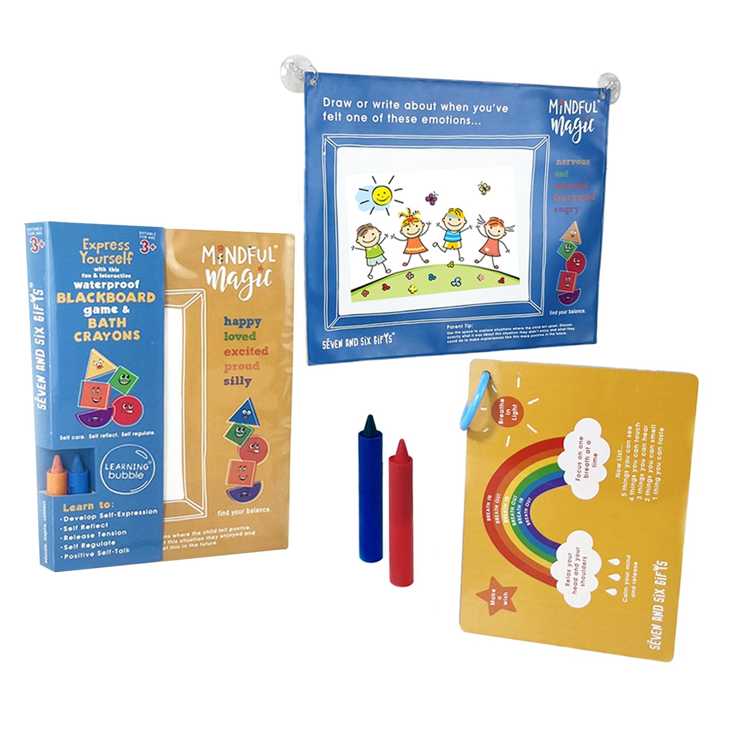 Mindful Magic: Kids Emotional Regulation Activity Pack with Communication Cards & Sensory Tools - Seven and Six Gifts