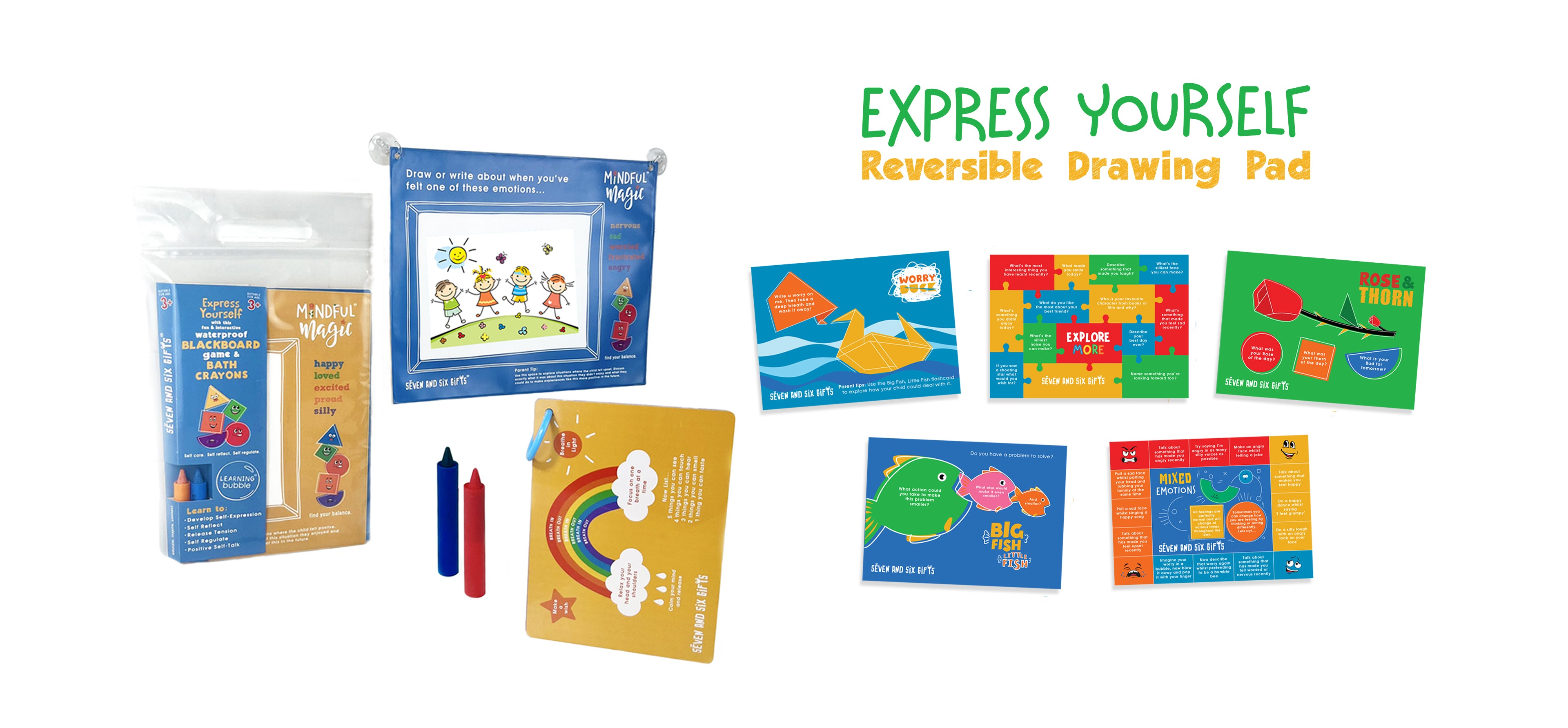 Mindful Magic kids emotional activity pack with sensory tools and mindful play activities to support self-regulation and confidence.