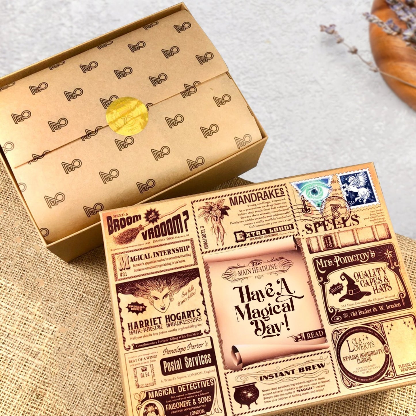 Wizard World Dragon Egg Chocolate & Sweets Hamper - Fantasy Sweet Treat Gift Box - Seven and Six Gifts