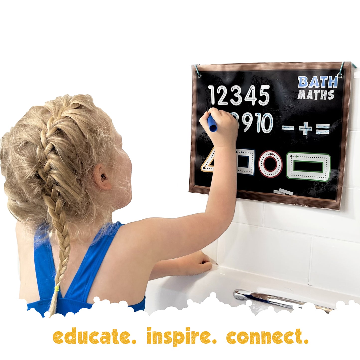 Educational Bath Toys: Pre-School Maths and English