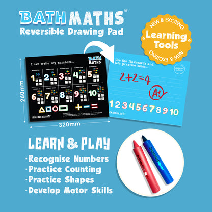Educational Bath Toys: Pre-School Maths and English