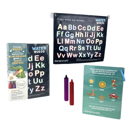 Water Words: Kids Educational Learning Toy with Phonics Word Games