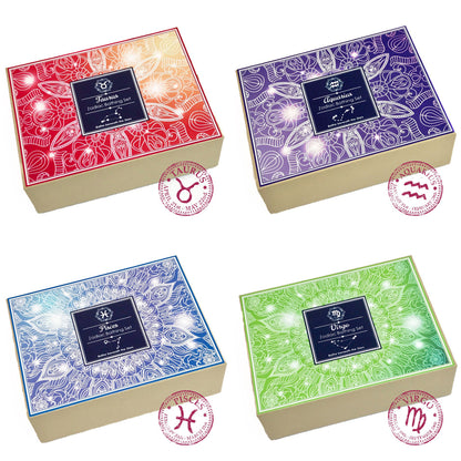 Zodiac Bath Bomb Pamper Gift Set : Bathe Beneath the Stars