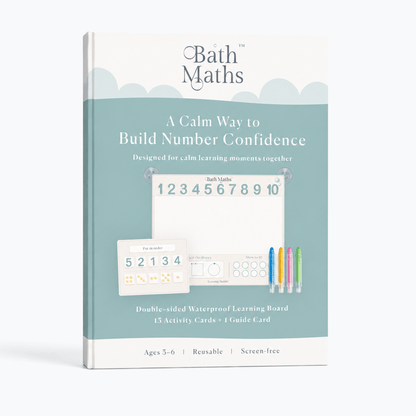 Bath Maths: Educational Bath Toys & Number Games - Bath Crayons and Learning Flashcards - Seven and Six Gifts