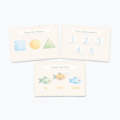 Bath Maths: Educational Bath Toys & Number Games - Bath Crayons and Learning Flashcards - Seven and Six Gifts