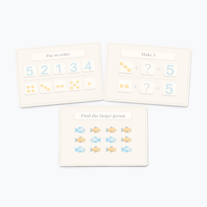 Bath Maths: Educational Bath Toys & Number Games - Bath Crayons and Learning Flashcards - Seven and Six Gifts