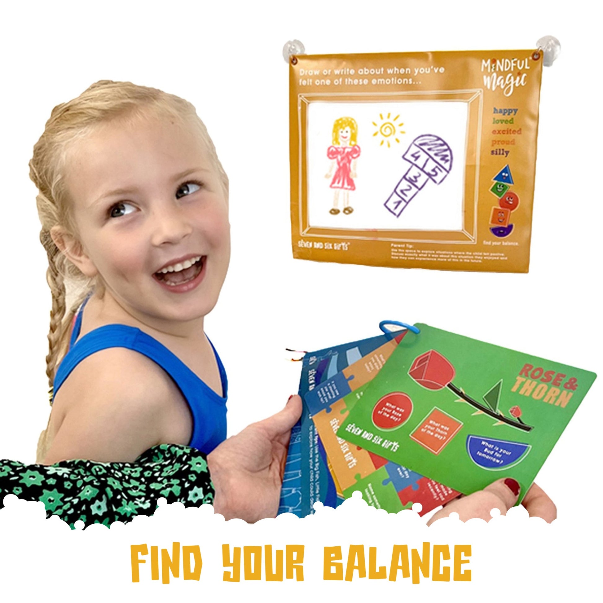 Mindful Magic: Kids Emotional Regulation Activity Pack with Communication Cards & Sensory Tools - Seven and Six Gifts
