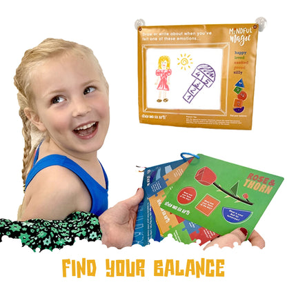 Mindful Magic: Kids Emotional Regulation Activity Pack with Communication Cards & Sensory Tools - Seven and Six Gifts