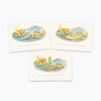 Splash Stories: Educational Bath Toys & Word Games - Learning Flashcards and Bath Crayons for Kids - Seven and Six Gifts