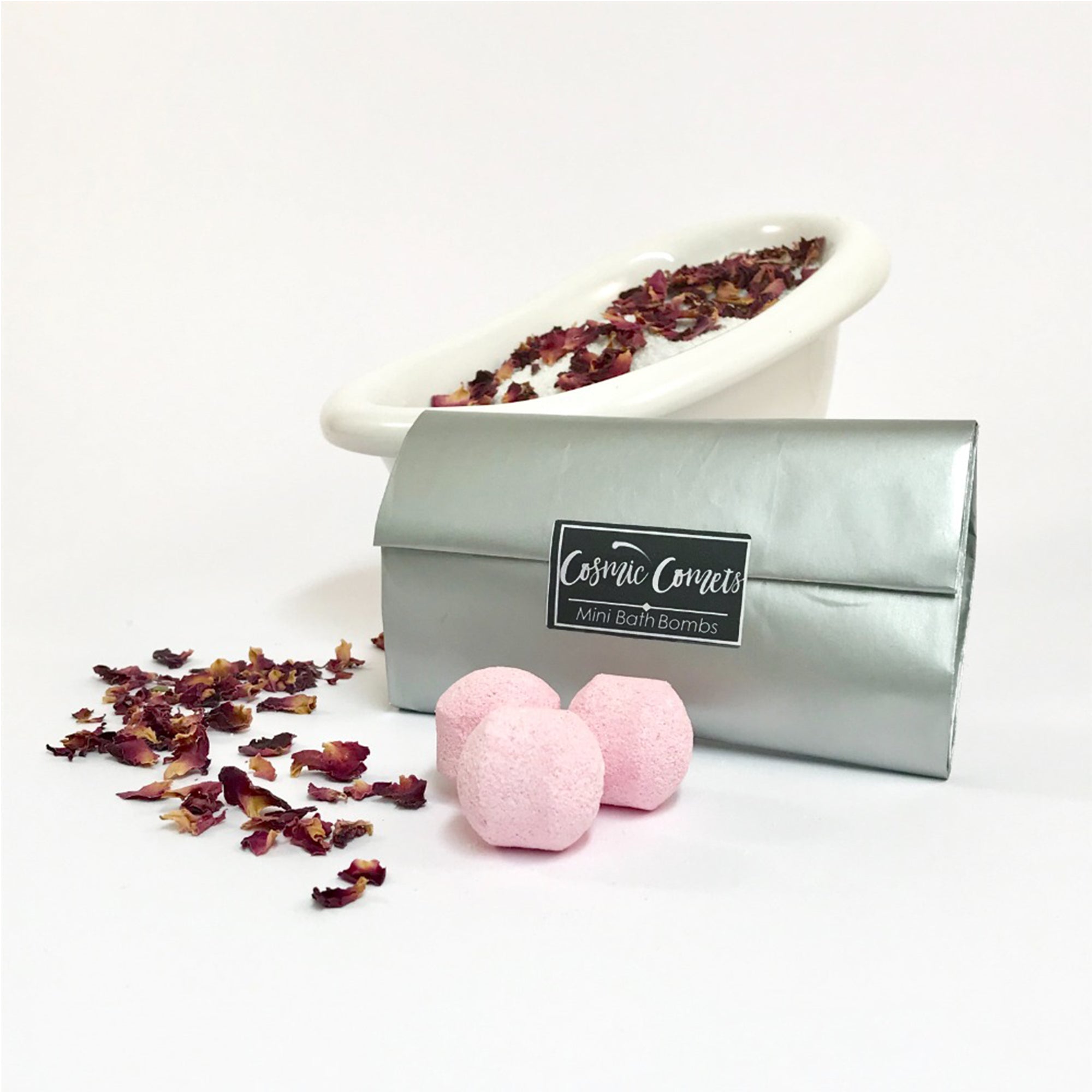 Spa Luxury Bath Bomb Pamper Gift Set for a Super Woman! Care Package Gifts Stress Relief Relaxation Gift Set Seven and Six Cosmetics 